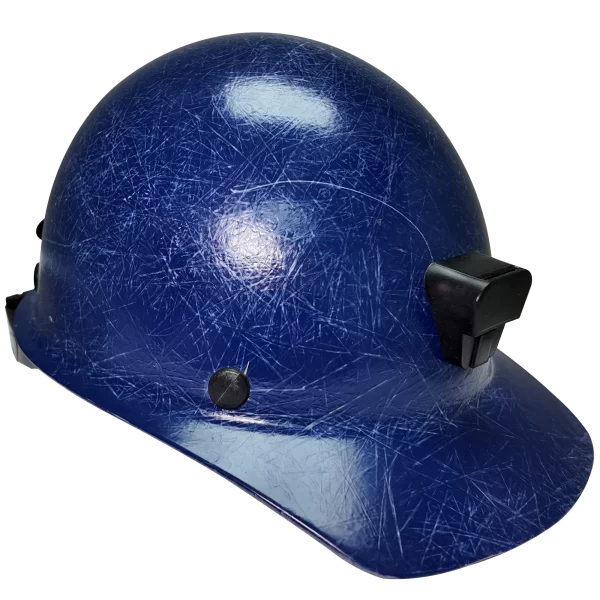 CASCO FIBRA DE VIDRIO ESTILO MINERO AZUL