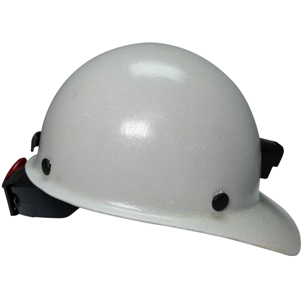 CASCO FIBRA DE VIDRIO ESTILO MINERO BLANCO - Imagen 2