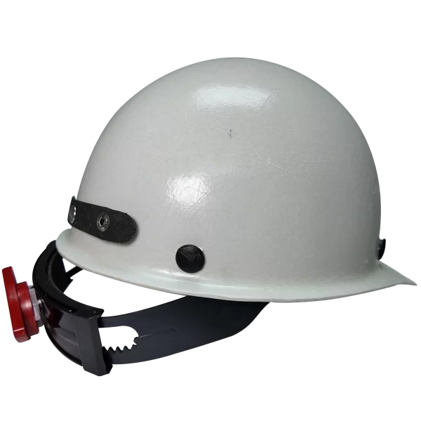 CASCO FIBRA DE VIDRIO ESTILO MINERO BLANCO - Imagen 3