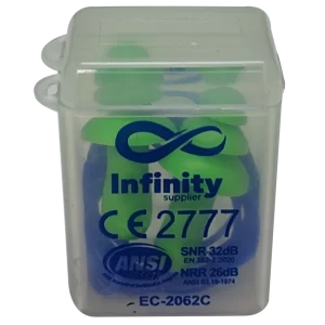 PROTECTOR AUDITIVO C/CORDON Y ESTUCHE INFINITY